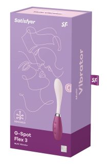 Вібратор Satisfyer G-Spot Flex 3 Red, гнучкий стовбур із фіксацією положення - - фото №6