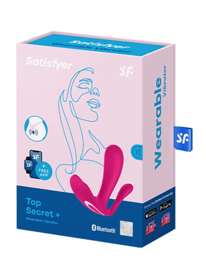 Подвійний смарт-вібратор у трусики Satisfyer Top Secret+ Pink - фото №6