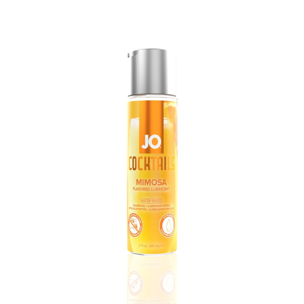 Лубрикант на водній основі JO Cocktails — Mimosa без цукру, рослинний гліцерин (60 мл) - фото