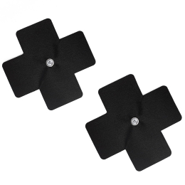 Сексуальні наклейки на груди зі стразом Art of Sex - Ruth pestis with Crystal, Чорний - - фото №2