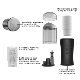 Автоматичний мастурбатор Dorcel THRUST BLOW, голосовий супровід, присоска - - фото №5