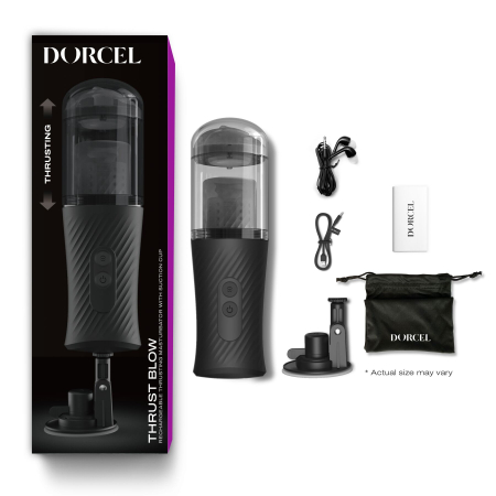 Автоматичний мастурбатор Dorcel THRUST BLOW, голосовий супровід, присоска - фото №7