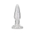 Скляна анальна пробка Pillow Talk Fancy Luxurious Glass Anal Plug, ?3,1см, віброкуля в подарунок - фото