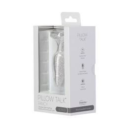 Скляна анальна пробка Pillow Talk Fancy Luxurious Glass Anal Plug, ?3,1см, віброкуля в подарунок - - фото №7