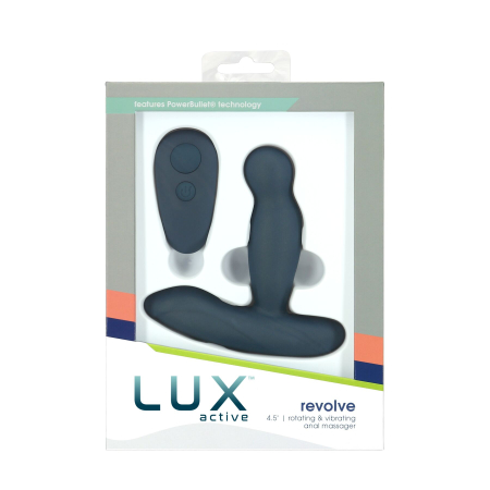 Масажер простати з ротацією та вібрацією Lux Active Revolve, пульт ДК - фото №6