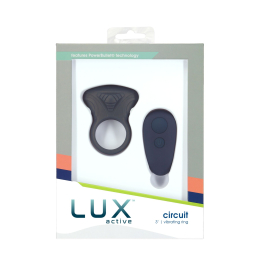 Ерекційне віброкільце Lux Active Circuit Vibrating Cock Ring, пульт ДК, 7 режимів вібрації - - фото №4