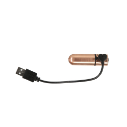 Віброкуля PowerBullet First-Class Bullet 2.5? з Key Chain Pouch, Rose Gold, 9 режимів вібрації - - фото №2
