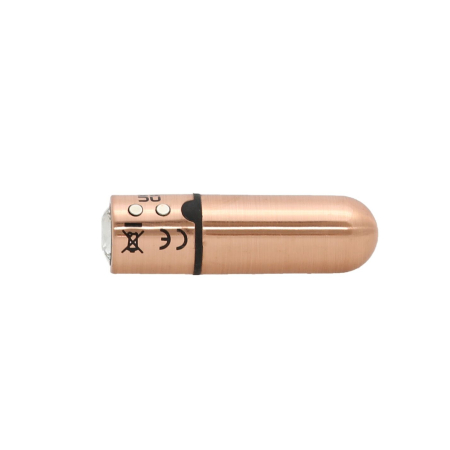 Віброкуля PowerBullet First-Class Bullet 2.5? з Key Chain Pouch, Rose Gold, 9 режимів вібрації - фото №3