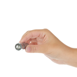 Віброкуля PowerBullet First-Class Bullet 2.5? with Key Chain Pouch, Silver, 9 режимів вібрації - - фото №3