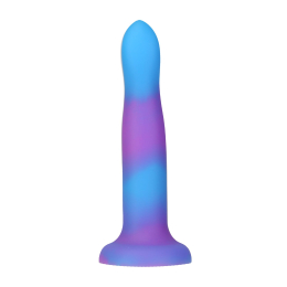 Фалоімітатор, що світиться в темряві, ADDICTION Rave 8? Glow in the Dark Dildo Blue Purple, 20,3 см - - фото №3