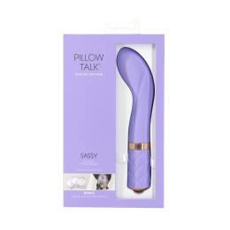 Розкішний вібратор Pillow Talk Sassy Purple Special Edition, Сваровскі, пов’язка на очі+гра - - фото №9
