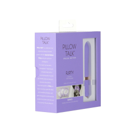 Розкішний вібратор Pillow Talk Flirty Purple Special Edition, Сваровскі, пов’язка на очі+гра - - фото №10