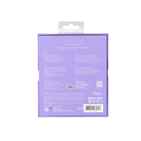 Розкішний вібратор Pillow Talk Racy Purple Special Edition, Сваровскі, пов’язка на очі+гра - фото №10