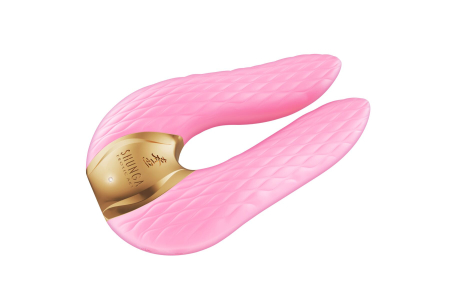 Вібратор для клітора Shunga Aiko Light Pink, гнучкі кінчики - фото №2
