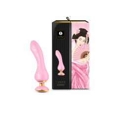 Вібратор для точки G Shunga Sanya Light Pink, гнучкий стовбур - - фото №7