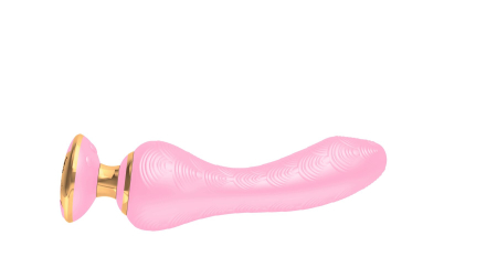 Вібратор для точки G Shunga Sanya Light Pink, гнучкий стовбур - фото №2