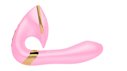 Вагінально-кліторальний вібратор Shunga Soyo Light Pink - - фото №2