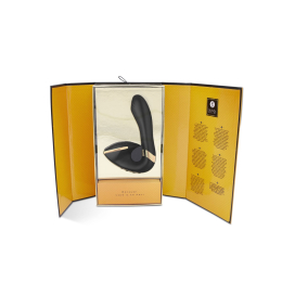 Вагінально-кліторальний вібратор Shunga Soyo Black - - фото №7