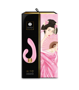 Вібратор-кролик Shunga Miyo Light Pink - - фото №7