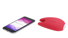 Кліторальний смарт-вібратор Gala by We-Vibe Pink, 2 вібропальчики, 2 мотори, потужні вібрації - - фото №4