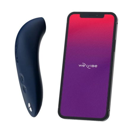 Вакуумний смарт-стимулятор для пар We-Vibe Melt Midnight Blue, зручно поєднувати з проникним сексом - фото