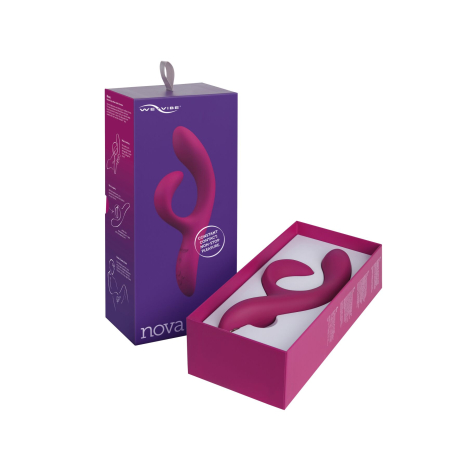 Смарт вібратор-кролик We-Vibe Nova Fuchsia, ергономічний, регульований кут нахилу стовбура №7