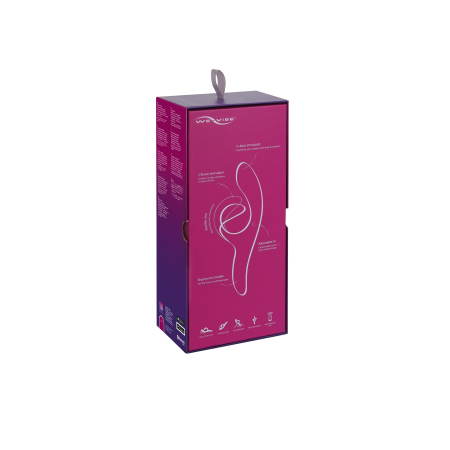 Смарт вібратор-кролик We-Vibe Nova Fuchsia, ергономічний, регульований кут нахилу стовбура №10