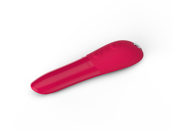 Потужна віброкуля Tango X Cherry Red by We-Vibe, 7 режимів вібрації, 8 рівнів інтенсивності - фото
