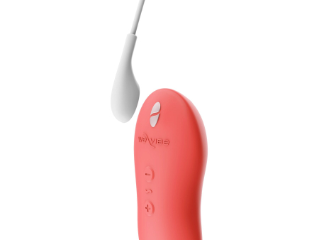 Потужний мінівібромасажер Touch X Crave Coral by We-Vibe, зручно поєднувати з проникним сексом - фото №5