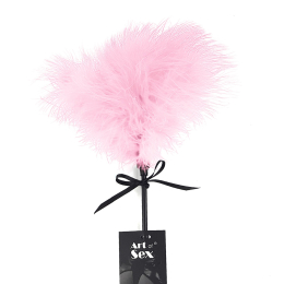 Лоскітка зі шльопалкою Піка Art of Sex – Puff Peak, рожева - - фото №3