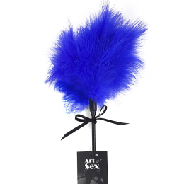 Лоскітка зі шльопалкою Піка Art of Sex – Puff Peak, синя - - фото №3