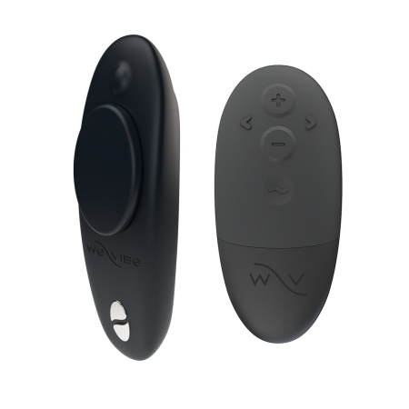 Смарт-вібратор у трусики We-Vibe Moxie+ Satin Black, оновлений пульт ДК - фото