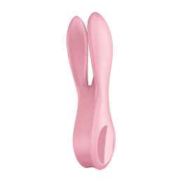 Кліторальний вібратор Satisfyer Threesome 1 Pink з трьома гнучкими пальчиками - - фото №5
