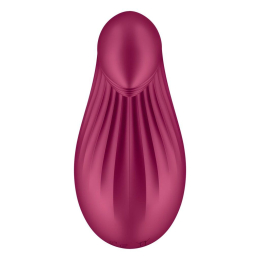 Вібратор Satisfyer Dipping Delight Berry, 2 мотори, гнучкий кінчик - №5
