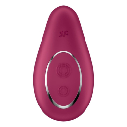 Вібратор Satisfyer Dipping Delight Berry, 2 мотори, гнучкий кінчик - №3