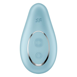 Вібратор Satisfyer Dipping Delight Light Blue, 2 мотори, гнучкий кінчик - №3