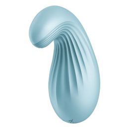 Вібратор Satisfyer Dipping Delight Light Blue, 2 мотори, гнучкий кінчик - №2