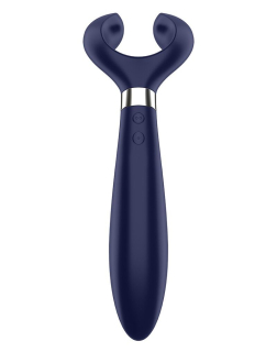 Вібратор для пар Satisfyer Endless Fun Blue, три мотори, багатофункціональний 