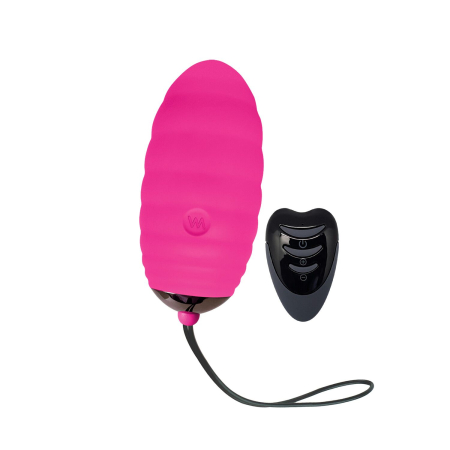 Віброяйце Adrien Lastic Ocean Breeze 2.0 Pink, пульт ДК, дуже потужний мотор, 10 віброрежимів - фото №2