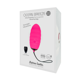 Віброяйце Adrien Lastic Ocean Breeze 2.0 Pink, пульт ДК, дуже потужний мотор, 10 віброрежимів - - фото №4