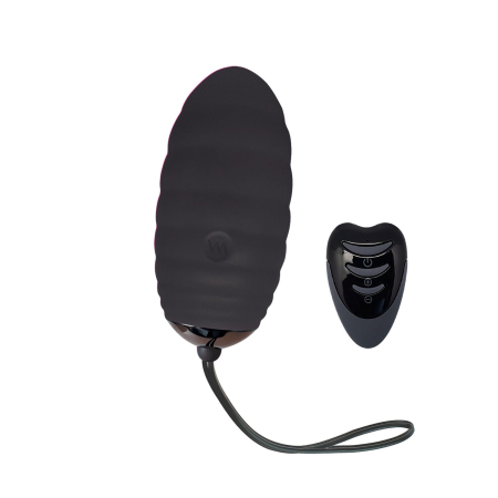 Віброяйце Adrien Lastic Ocean Breeze 2.0 Black, пульт ДК, дуже потужний мотор, 10 віброрежимів - фото №2