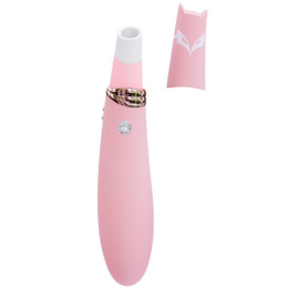 Вакуумний стимулятор з вібрацією CuteVibe Foxy Pink - - фото №2