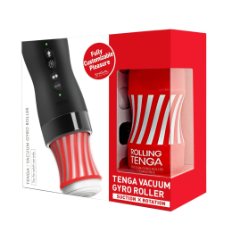 Автоматичний мастурбатор Tenga VACUUM GYRO ROLLER SET, ротація та вакуум, сумісний з Tenga Cup - - фото №3
