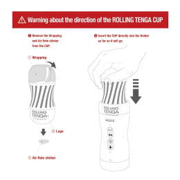 Автоматичний мастурбатор Tenga VACUUM GYRO ROLLER SET, ротація та вакуум, сумісний з Tenga Cup - - фото №6