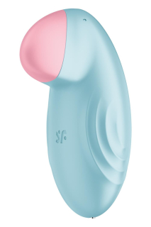 Смарт-вібратор для клітора Satisfyer Tropical Tip Light Blue - - фото №3