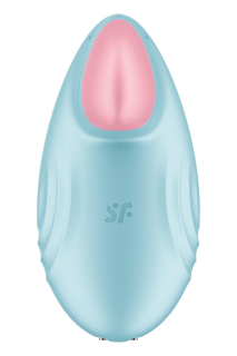 Смарт-вібратор для клітора Satisfyer Tropical Tip Light Blue - - фото №7