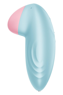 Смарт-вібратор для клітора Satisfyer Tropical Tip Light Blue - - фото №4