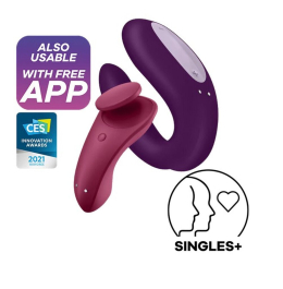 Набір Satisfyer Partner Box 1 (вібратор для пар Double Joy + вібратор у трусики Sexy Secret) - фото