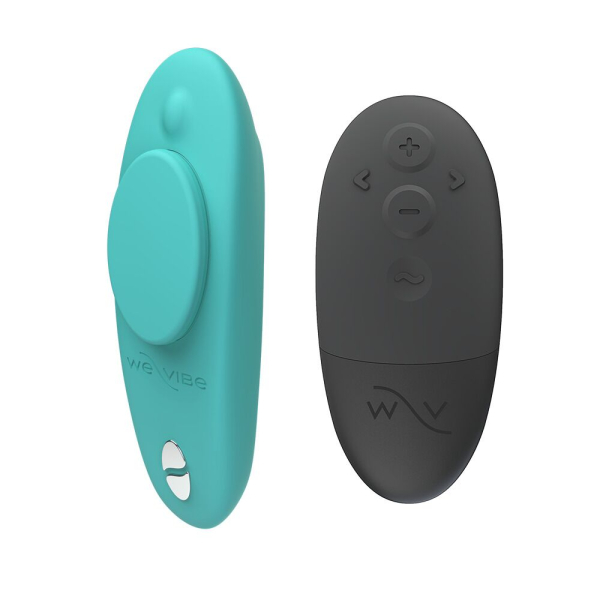 Смарт-вібратор у трусики We-Vibe Moxie+ Aqua, оновлений пульт ДК - фото