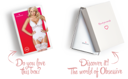 Сатиновий мереживний корсет Obsessive 810-COR-2 babydoll & thong S/M, білий, корсет, танга - - фото №8